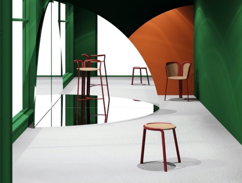 ８小时设计工作室最新桌椅系列 — Ribbon